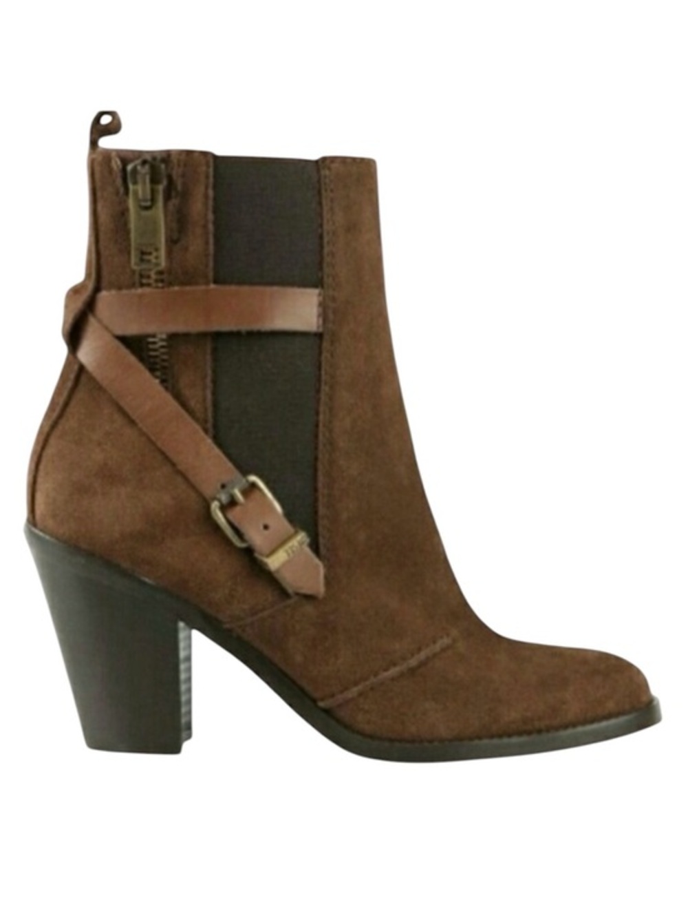 DIESEL D-Kinley Boots Ankle Suede Dark Brown Women’s Sz US 8.5